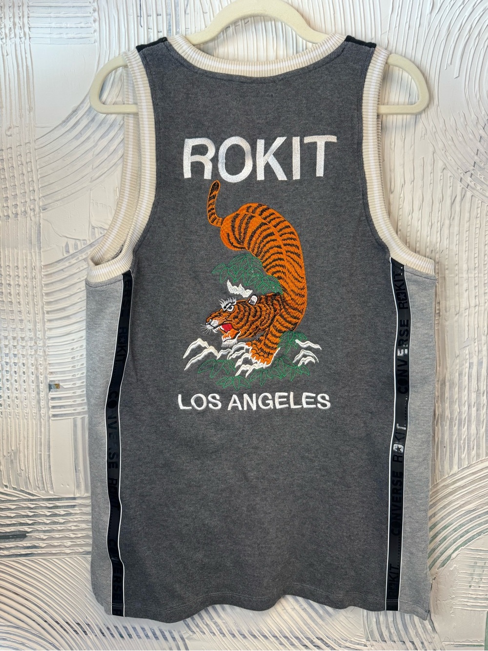 Converse x ROKIT Los Angeles Tiger Basketball Jersey Tank Top Men’s L N0900